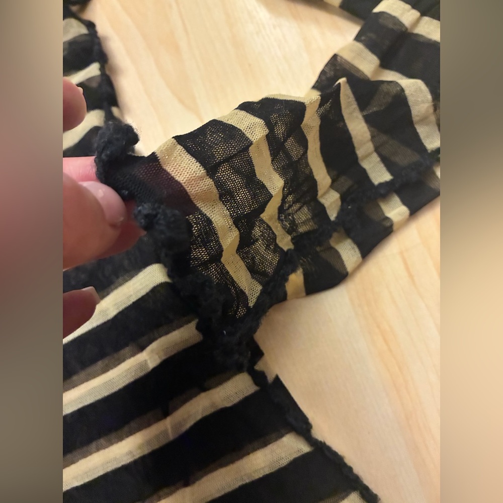 ARCHIVAL JPG MAILLE STRIPED MESH TOP - Picture 7 of 11